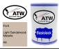Preview: Ford, Light Sandalwood Metallic, A8: 500ml Lackdose, von ATW Autoteile West.